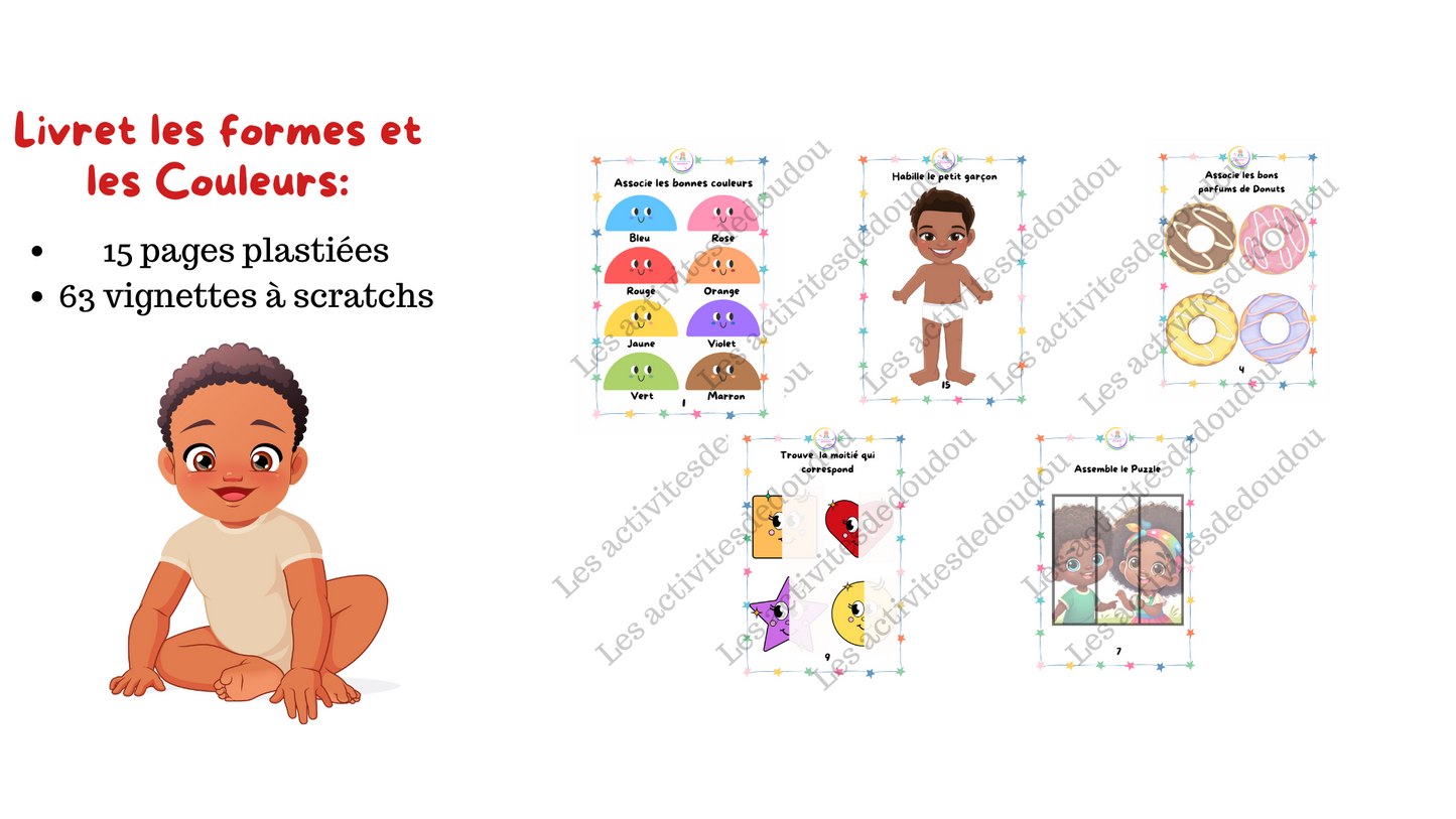 Livret d'activité " Forme et Couleur" VERSION KIT