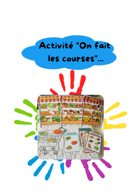 J'apprends à faire les courses