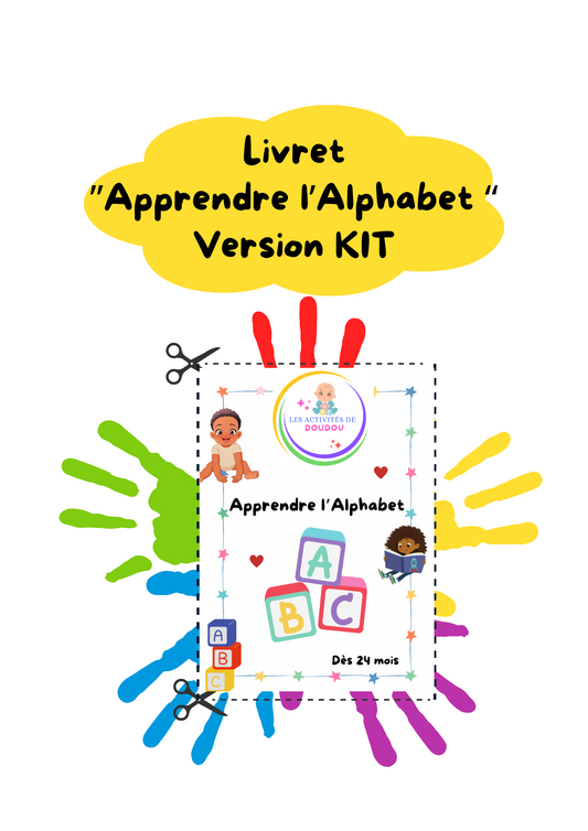 Livret d'activité " Apprendre l'Alphabet" VERSION KIT